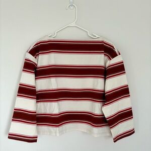 NWT Banana Republic 100% Cotton Boat-Neck Top